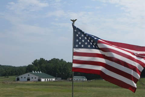 Our American flag at MTR